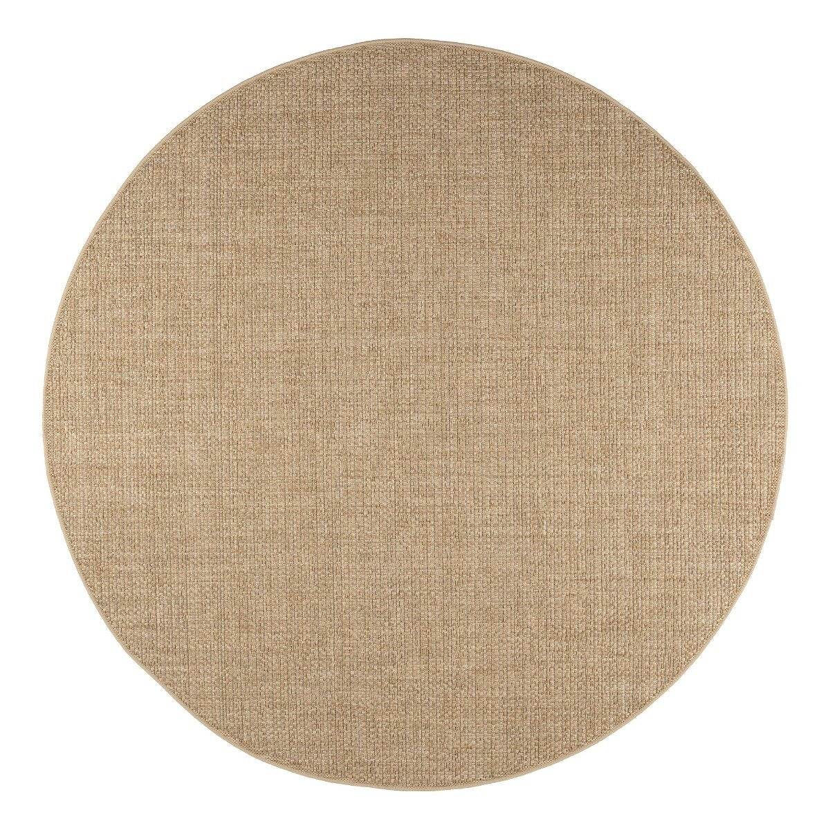 Interieur05 Rond Buitenkleed Jute Excellent Outdoor Bruin - 160 x 160