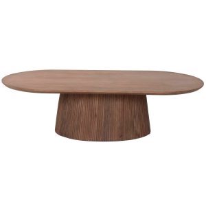 Giga Meubel Salontafel Salvador – Donkerbruin Hout – 120x60x38cm