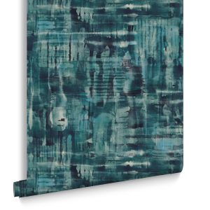 Graham & Brown Vliesbehang – Reecho Teal – 1000×52