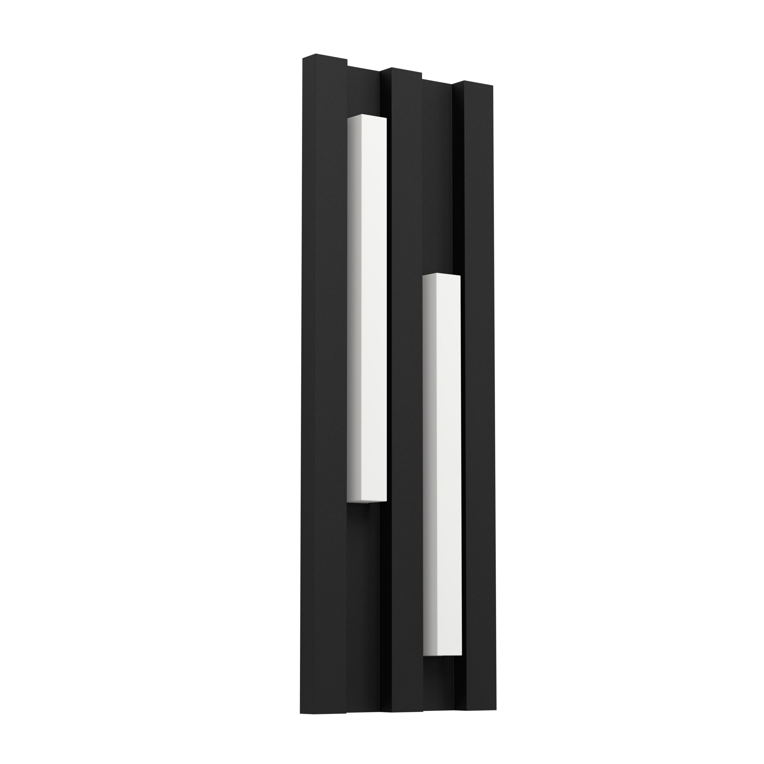 EGLO wandlamp buiten Fandina - led - 41,5 cm - zwart/wit