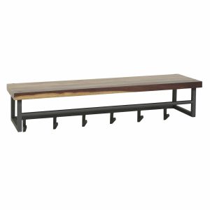 Giga Meubel Kapstok Daytona – Naturel Hout – 6 Haken – 100x30x27cm Giga Meubel Kapstok Daytona – Naturel Hout – 6 Haken – 100x30x27cm