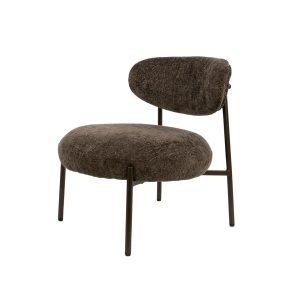 Giga Meubel Fauteuil Round Tissee – Bruin Stof – 62x67x71cm Giga Meubel Fauteuil Round Tissee – Bruin Stof – 62x67x71cm
