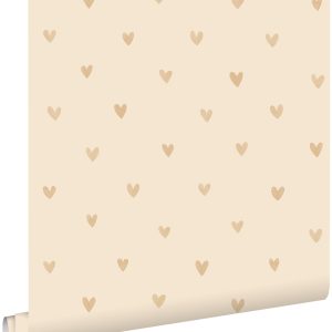 ESTAhome behang hartjes beige – 53 cm x 10.05 m – 139767 ESTAhome behang hartjes beige – 53 cm x 10.05 m – 139767