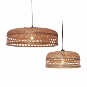 GOOD&MOJO hanglamp Ubud – bruin – Ø40cm GOOD&MOJO hanglamp Ubud – bruin – Ø40cm
