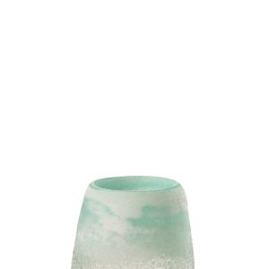 J-Line windlicht Scavo – glas – aqua – small J-Line windlicht Scavo – glas – aqua – small