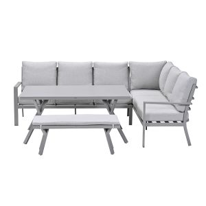 Garden Impressions lounge dining set Senja valley sand – 4-delig – rec