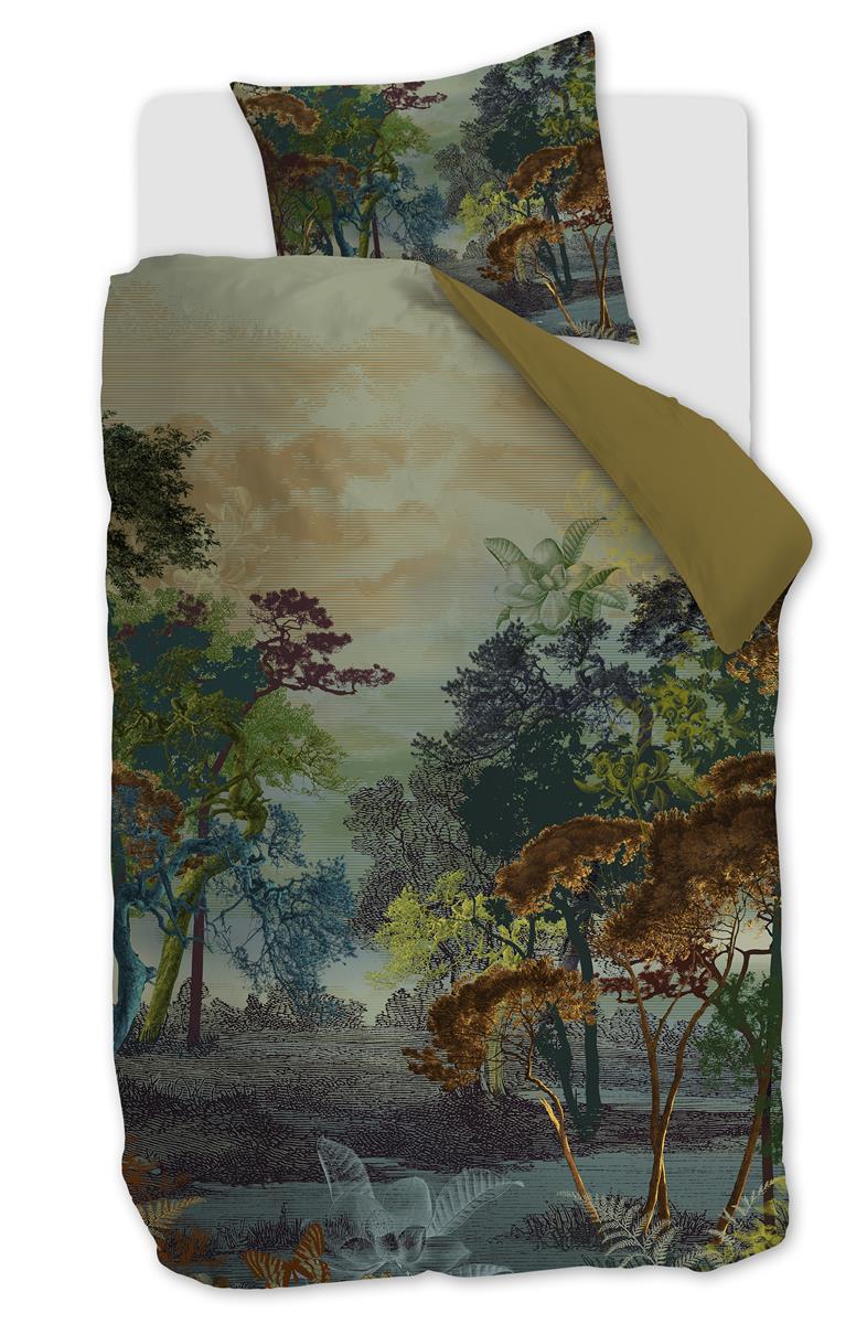 Kardol kussensloop Forest Gate - 60x70 cm - olijfgroen
