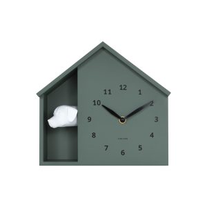 Karlsson wandklok Peeking Doggy – groen – Ø24.9cm Karlsson wandklok Peeking Doggy – groen – Ø24.9cm