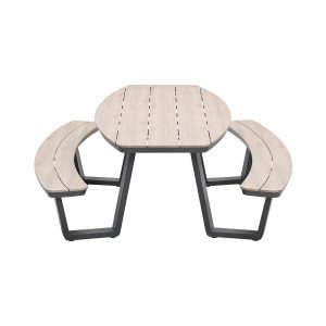 Garden Impressions picknicktafels Sarria donker grijs – vironwood – 22 Garden Impressions picknicktafels Sarria donker grijs – vironwood – 22