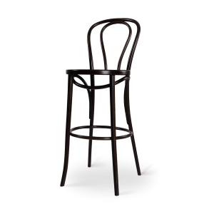 Fameg Vienna Thonet No. 18 houten barkruk zwart gebeitst – 75 cm Fameg Vienna Thonet No. 18 houten barkruk zwart gebeitst – 75 cm