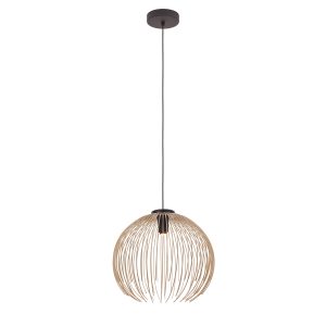 EGLO hanglamp Venezuela-A – E27 – Ø 38.5 cm – zandkleur EGLO hanglamp Venezuela-A – E27 – Ø 38.5 cm – zandkleur