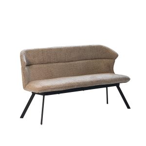 Giga Meubel Eetkamerbank Avery – Taupe Stof – 160x60x88cm