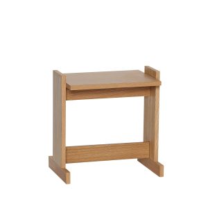 Hübsch bijzettafel Futu – mdf/oak veneer – 44x30xh45cm