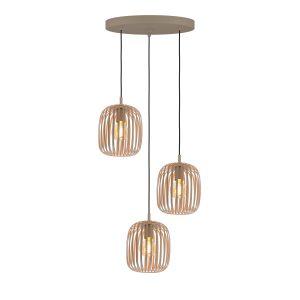 EGLO hanglamp Romazzina – e27 – zandkleur EGLO hanglamp Romazzina – e27 – zandkleur