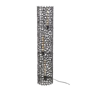 Giga Meubel Vloerlamp Weaver – Zwart Metaal – 3-Lichts – 25x25x122cm Giga Meubel Vloerlamp Weaver – Zwart Metaal – 3-Lichts – 25x25x122cm
