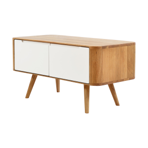 Gazzda Ena storage bench houten opbergbankje naturel – 90 x 42 cm