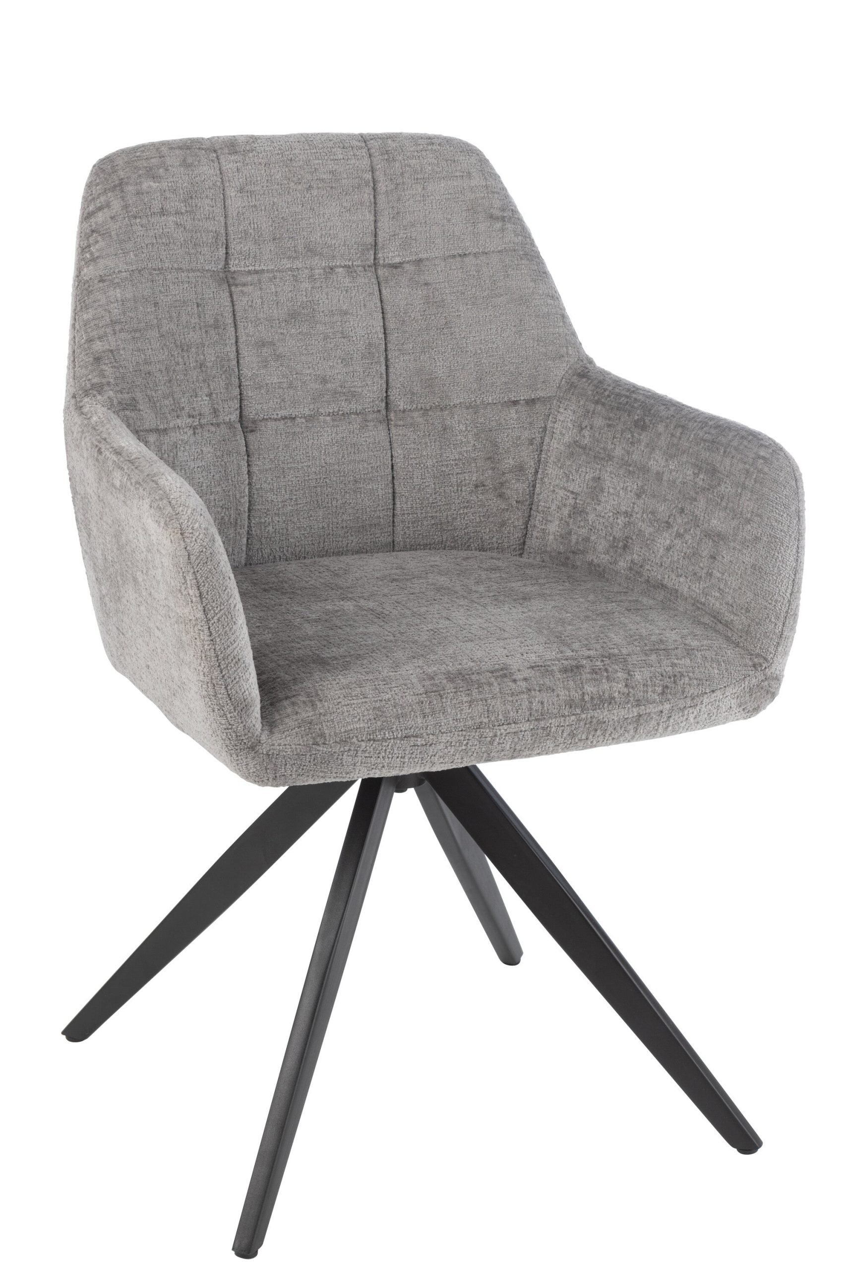 J-Line stoel Louna - ijzer/acryl - grijs