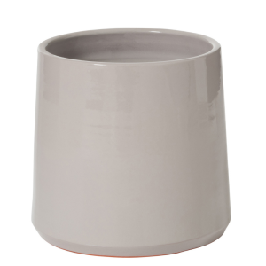 J-Line bloempot Rond – keramiek – grijs – medium – Ø 23 cm J-Line bloempot Rond – keramiek – grijs – medium – Ø 23 cm