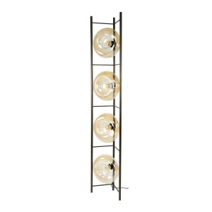 Giga Meubel Vloerlamp Soll – Amber – 4-Lichts – 33x20x168cm