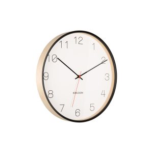 Karlsson wandklok Joy – zwart – Ø40cm