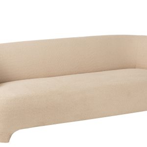 J-Line zetel 2/3-Zit Gebreid – hout – wit