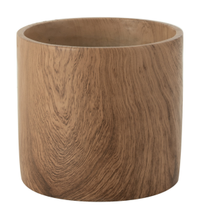 J-Line bloempot Bos – cement – bruin – large – 2 stuks – Ø 18 cm J-Line bloempot Bos – cement – bruin – large – 2 stuks – Ø 18 cm