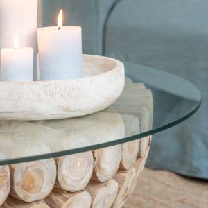J-Line cilinderkaars – lichtblauw – small – 18U – 6 stuks