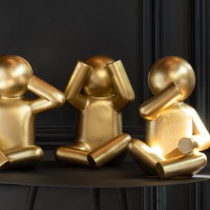 J-Line figuur P'tit Maurice Zittend Horen/Zien/Zwijgen – polyresin – g J-Line figuur P'tit Maurice Zittend Horen/Zien/Zwijgen – polyresin – g