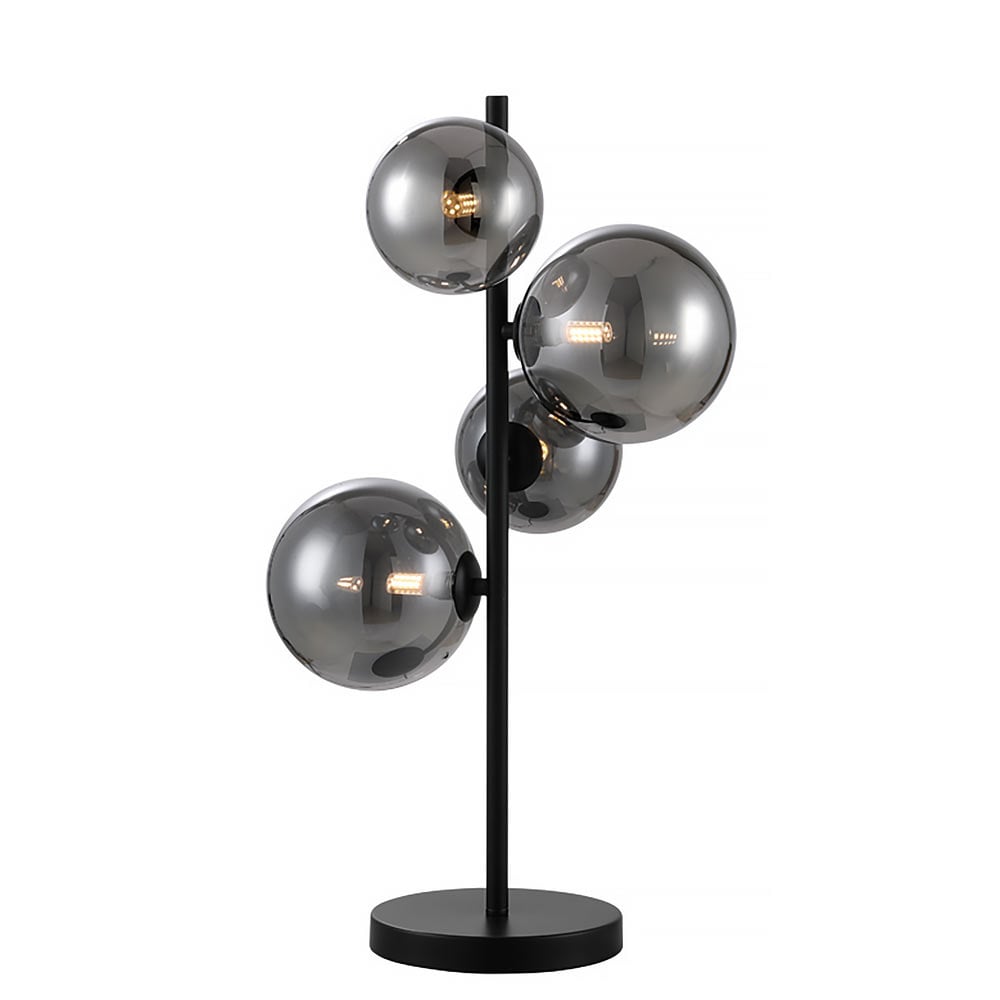 Freelight tafellamp Calcio - 4 lichts - 34 x 61.5 cm - zwart
