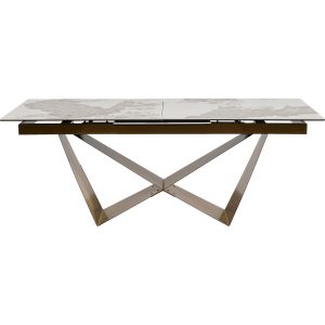 Kare Design Uitschuifbare Eettafel Connesso 260x90cm wit