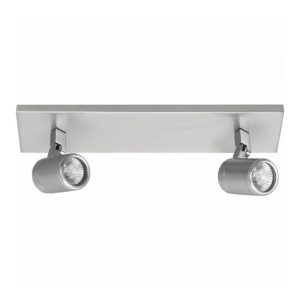 Highlight spot Rain – 2 lichts – 40 x 15 cm – mat chroom