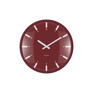 Karlsson wandklok Realista Dome – rood – Ø35cm