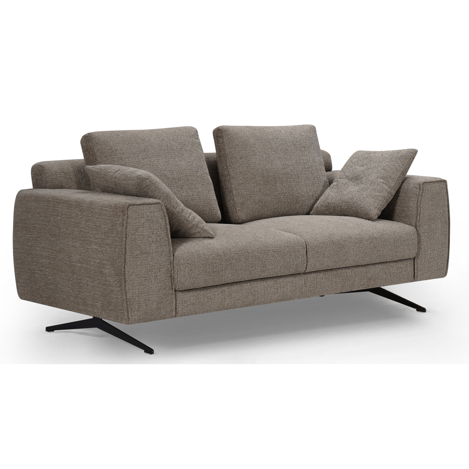 Furnhouse 2-zitsbank Detroit - Taupe - Stof - 92x176x84