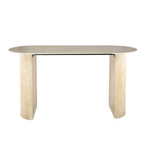 Giga Meubel Bartafel Romano – Ovaal Keramiek Travertin – 178x70x92cm Giga Meubel Bartafel Romano – Ovaal Keramiek Travertin – 178x70x92cm