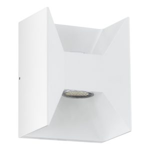 EGLO wandlamp Morino – buitenverlichting – 2 lichts – led – wit EGLO wandlamp Morino – buitenverlichting – 2 lichts – led – wit