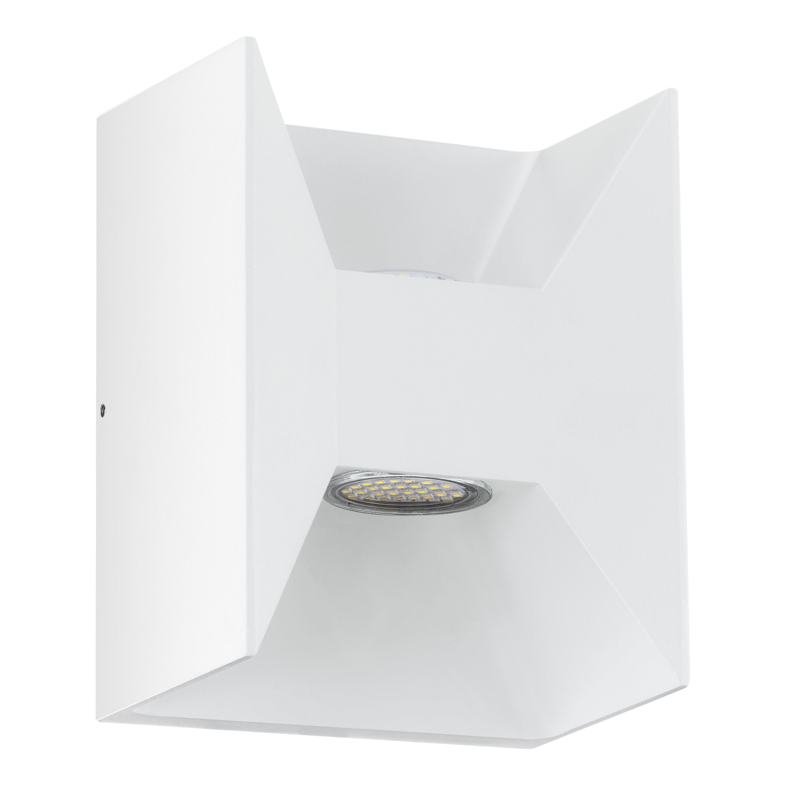EGLO wandlamp Morino - buitenverlichting - 2 lichts - led - wit