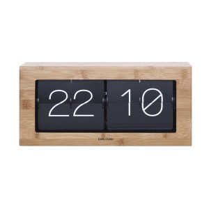 Karlsson wandklok – bruin – 9x37x17.5cm