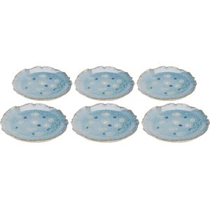 Kare Design Borden Mina Ø14cm blauw (6/set) Kare Design Borden Mina Ø14cm blauw (6/set)