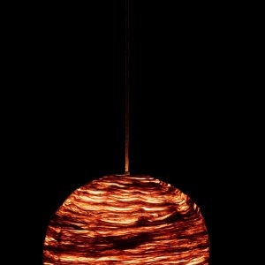 J-Line hanglamp Bol Bananenbladeren – jute – naturel – large