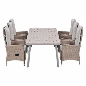 Garden Impressions Tuinset Collin 7-delig – Penedo tuintafel 230×100 t