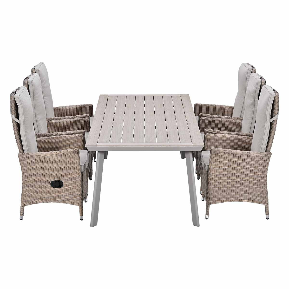 Garden Impressions Tuinset Collin 7-delig - Penedo tuintafel 230x100 t