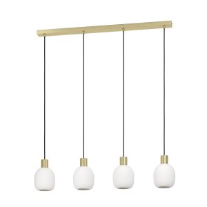 EGLO hanglamp Manzanares – e27 – 97 cm – wit/goud