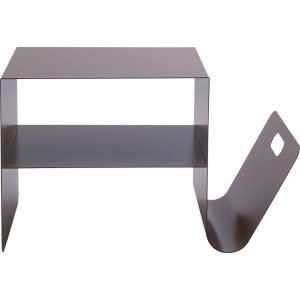 Kare Design Bijzettafel Lounge News taupe