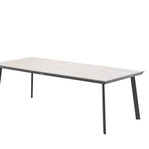 Vigo tafel – 230×100 cm – carbon black -light teak Vironwood Vigo tafel – 230×100 cm – carbon black -light teak Vironwood