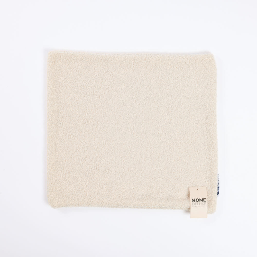 HOME DELUXE Bouclé kussenhoes PELO - Beige