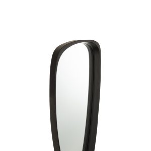 J-Line spiegel Giles Lang – glas – zwart – 33 x 89 cm J-Line spiegel Giles Lang – glas – zwart – 33 x 89 cm
