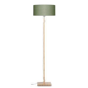 GOOD&MOJO vloerlamp Fuji – groen – Ø47cm