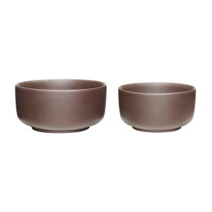 Hübsch kommen Clay – keramiek – ø11xh6, ø15xh8cm Hübsch kommen Clay – keramiek – ø11xh6, ø15xh8cm