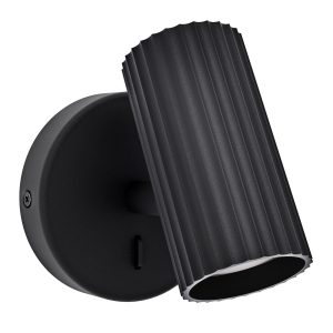 EGLO wandlamp Portillo – gu10 – 11 cm – zwart EGLO wandlamp Portillo – gu10 – 11 cm – zwart