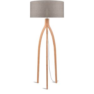 GOOD&MOJO vloerlamp Annapurna – taupe – Ø60cm
